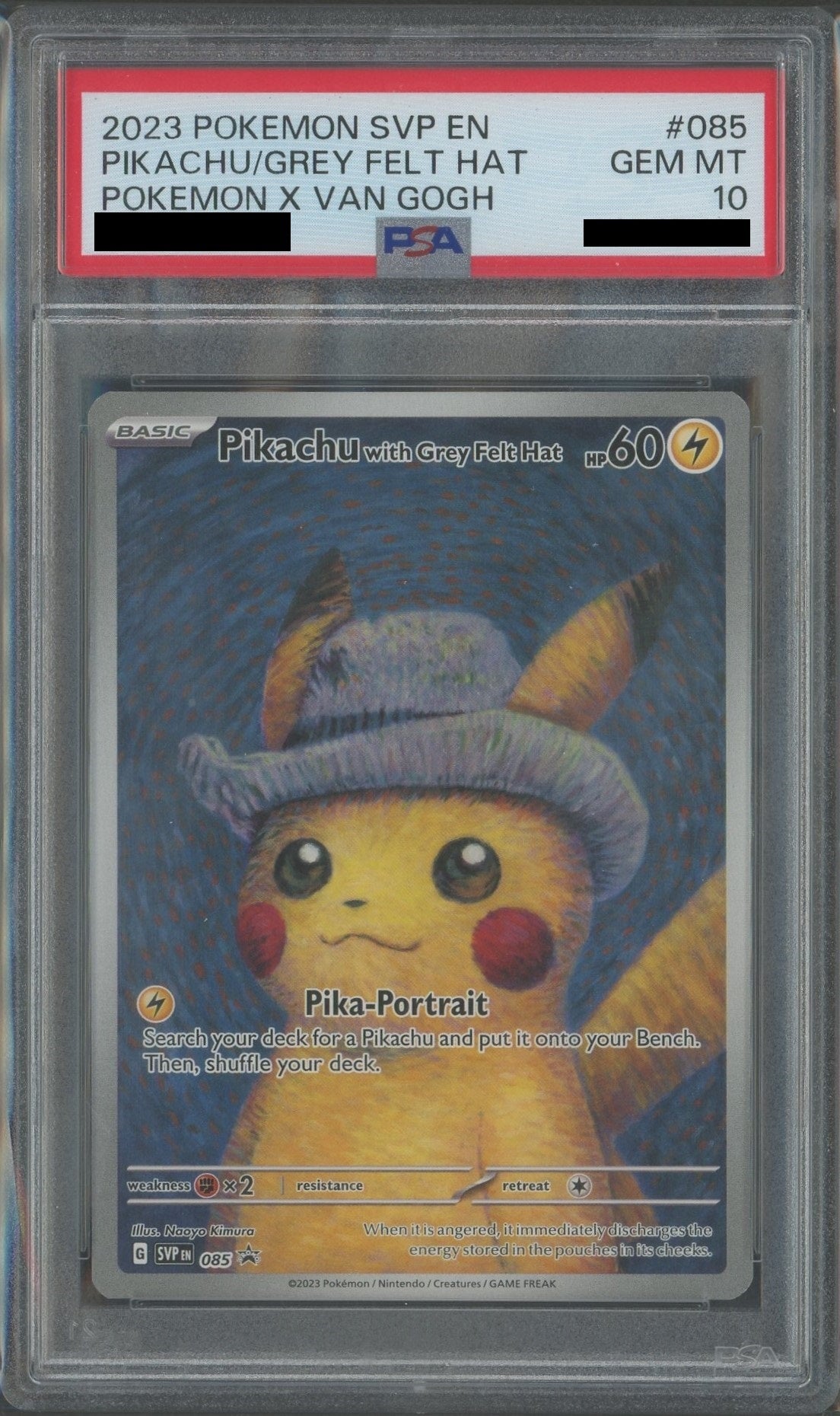 PSA10】Pikachu with Grey Felt Hat 085/SVPEN(英語版:ゴッホピカチュウ) – 晴れる屋2