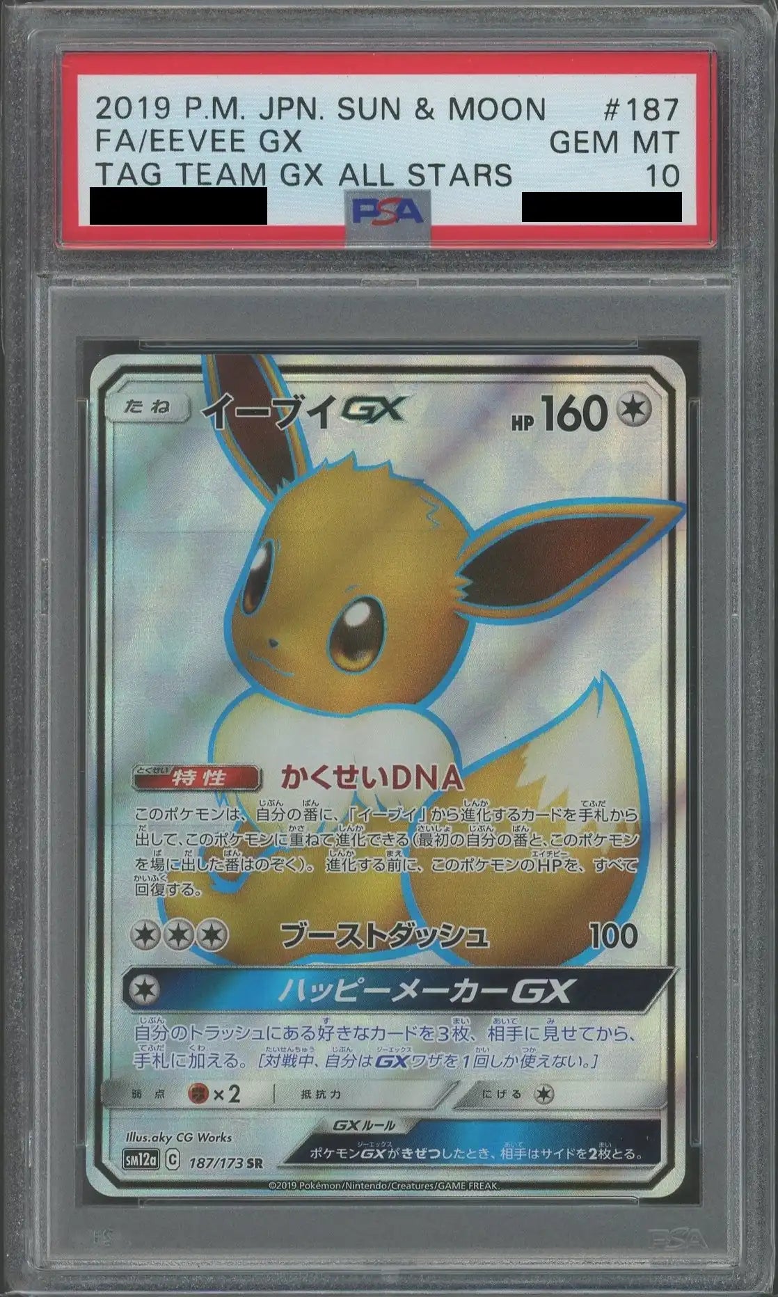 PSA10】イーブイGX(SR){無}〈187/173〉[SM12a] – 晴れる屋2